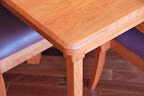 Lancaster Dining Table, Oak Hardwood, Autumn Finish