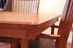 Lancaster Dining Table, Oak Hardwood, Autumn Finish