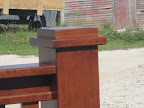 Prairie Bed Frame, Quarter Sawn Oak Hardwood, Rustic Finish