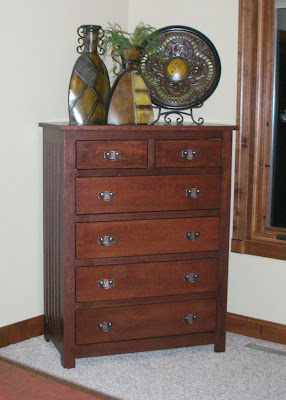 Mission Dresser, Oak Hardwood, Lexington Finish