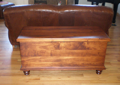 Spring Lotus Chest, Maple Hardwood, Colonial Finish