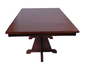 70 x 46 Huntington Dining Table, Walnut Hardwood, Winter Finish