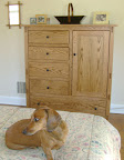 Madrid Dresser in Medium Oak