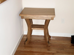 Montrose End Table, Sunset Hickory