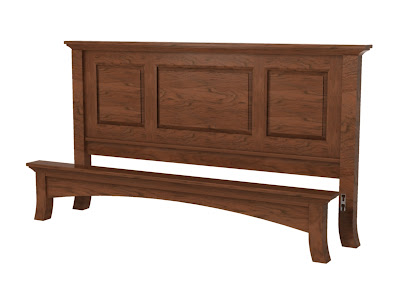 Elysian Platform Bed in Simulated Autumn Oak