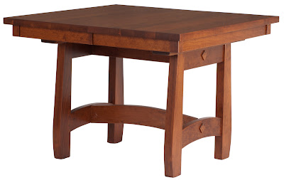 Montreal Dining Table in Red Cherry