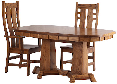 60 x 42 Turin Table and Seneca Chairs in Rustic Oak, Oval Tabletop