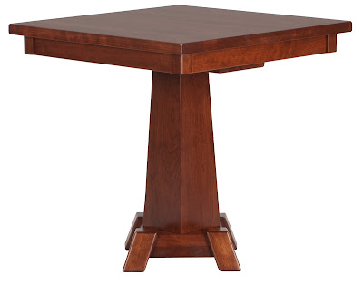 30 x 30 Turin Table in Chocolate Cherry