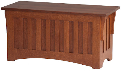 36" Mission Chest in Autumn Quarter Sawn Oak