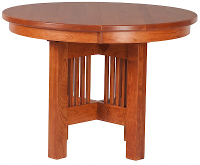 48 Inch Diameter Vail Dining Table in Bing Cherry