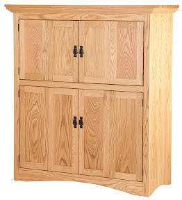 Mission Armoire Desk, Oil & Wax Oak