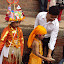  &ndash; locals offering food to the participants of the gai jatra procession