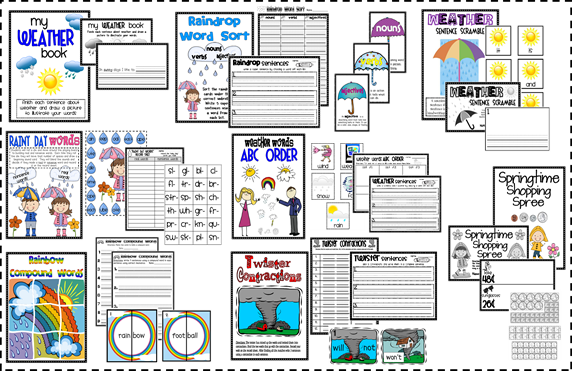 Made for 1st Grade: Weather Unit