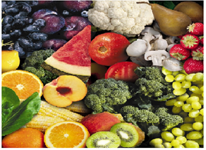 fruits and vegetables