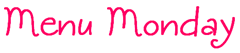Menu_Monday