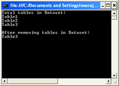 How to Remove and Add DataTables from DataSet