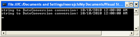 How to Handle string to date conversion error in C#