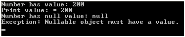How to use Nullable Type in C#