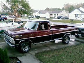 Melanie Copeland
  1969 Ford F-100. 360ci eng (original). Bought it off ebay in 2006 in current condition. Have done minor work to suspension.