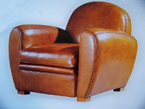 Fauteuil cuir CLUB