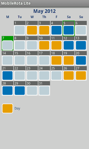 MobileRota Lite Shift Rota App