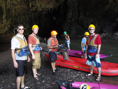 Cave kayaking