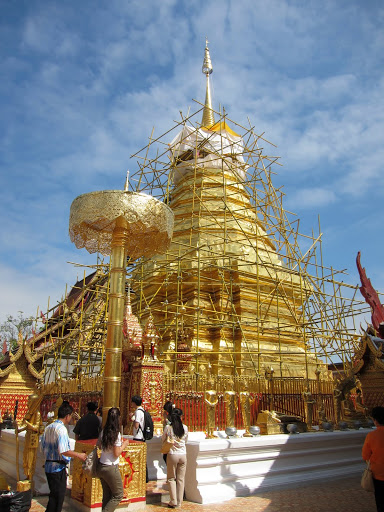  Golden Chedi being rebuilt