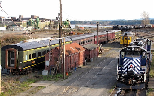 WCRA cars, Nanaimo BC