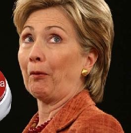 [Hillary Clinton With Funny Face[5].jpg]