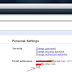 Click on 'Edit' to add an alternate e-mail address