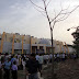 The public and the press readying for the event