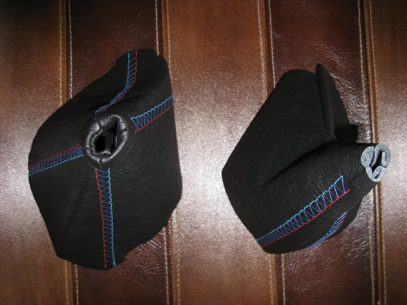 My RedLine Shift & Parking Brake Boots BMW M5 Forum and M6 Forums