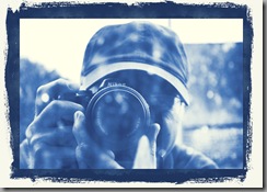 AB snap cyanotype