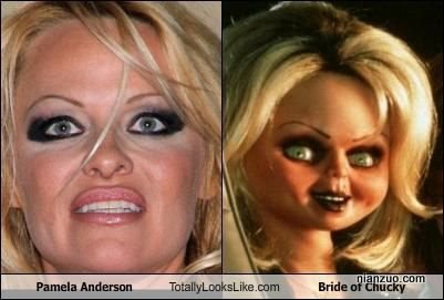 pamela anderson怎么成了小恶鬼新娘了,anderson,pamela,新娘