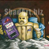 The Lonely Robot11x14acrylic on canvasreproduction onlyorg.$650 SOLD