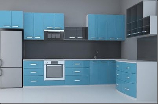 Adjust the 3D model of the blue body of cabinet – free 3d max download
