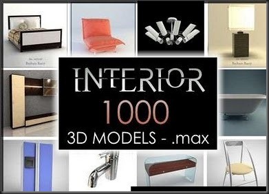 1000 interior models &ndash; free 3d max download