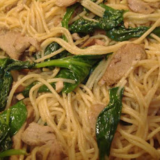 Sesame Noodles With Roast Pork