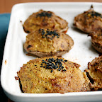 Portobello farcis au soja noir, tofu et tomates séchées