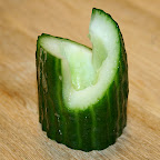 découpe de concombre
