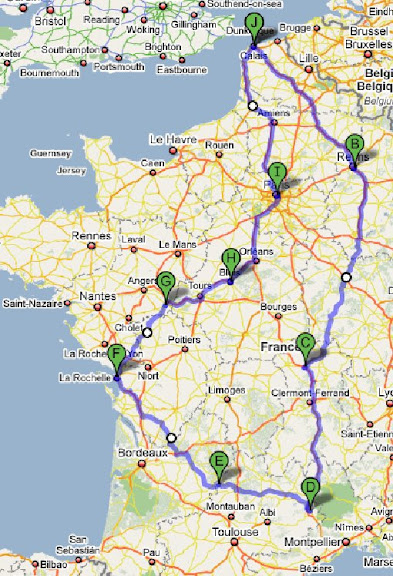 VW France - Camping Trip Stops