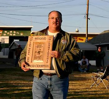 Joe Amore' of Smoky Mountain Smokers - Reserve Grand Champion at Hog Happnin', Shelby, NC. 2006