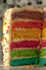 rainblow cake