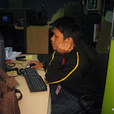 Donald Pal in his Station pretending to be busy. lol