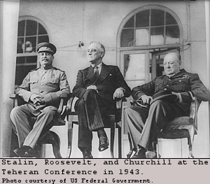 Roosevelt, Churchill, Stalin