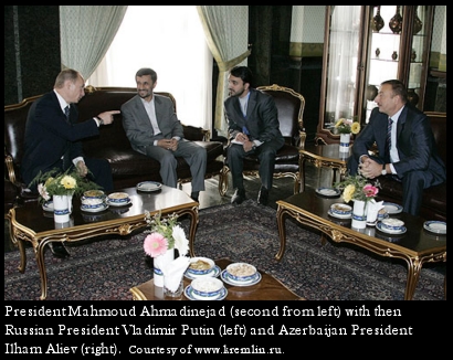 Putin, Ahmadinejad and Aliev