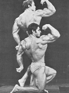 Arnold Schwarzenegger and franco columbu