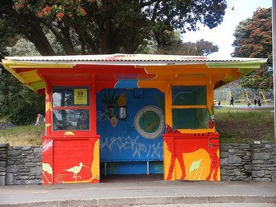 Coolest bus stand in the world