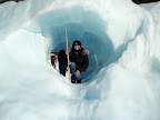 a small cave @ Fox Glacier