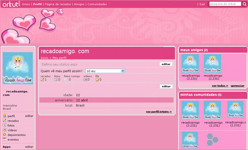 Temas para Orkut